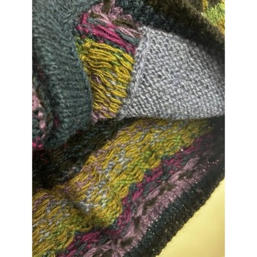 100% Himalayan Wool Sweater Cozy Cottage Vintage Nepal Lost Horizons Medium - Picture 13 of 16